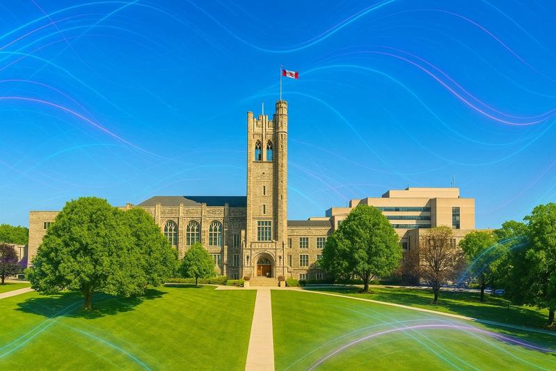 Western University campus in London Ontario