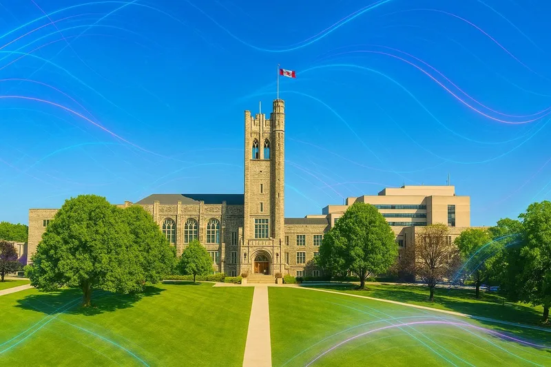 Western University campus in London Ontario
