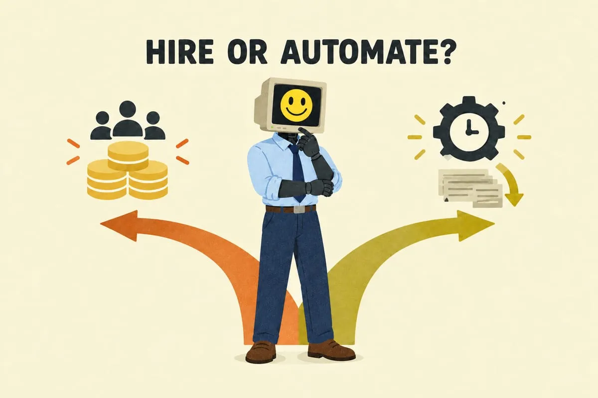 Automation vs Hiring: The Real Math for Growing Canadian Businesses