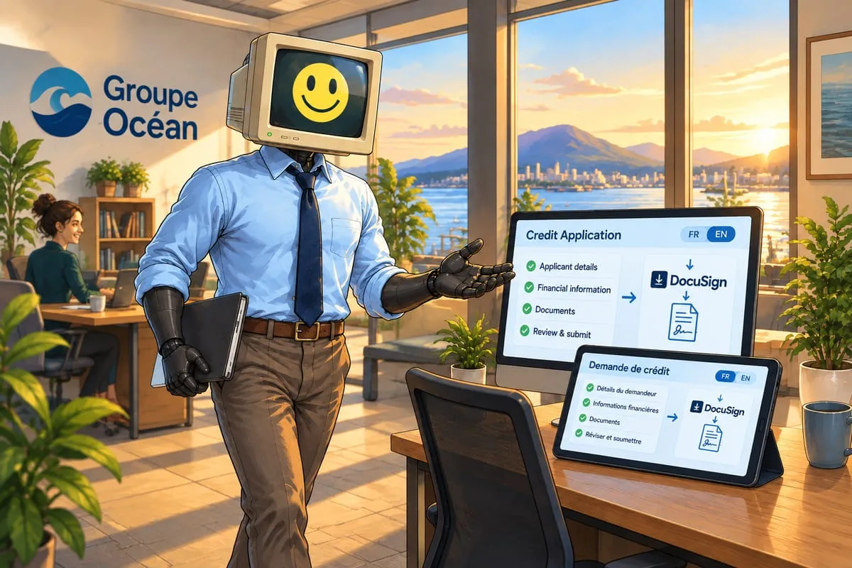 Helping Groupe Océan Launch Bilingual Digital Credit Applications