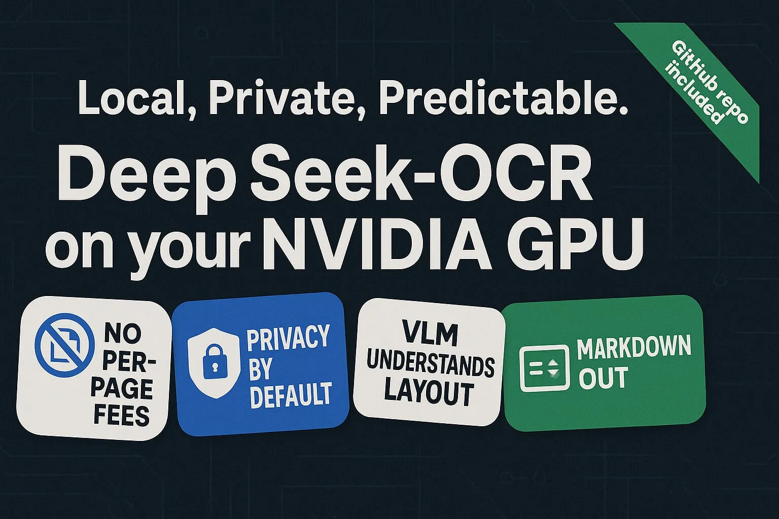 DeepSeek-OCR: Enterprise-grade document processing on your own hardware