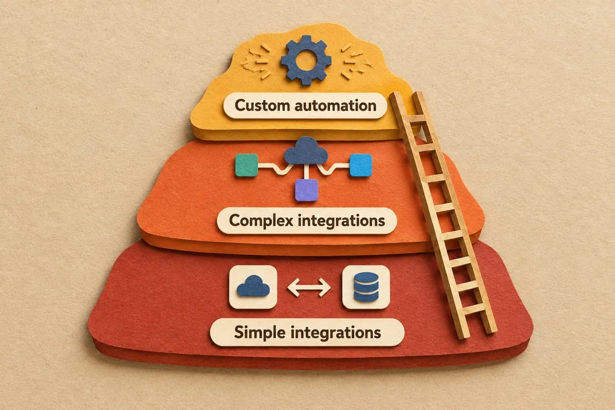 The Difference Between Zapier, Make, and Custom Automation (And When You Need Each)
